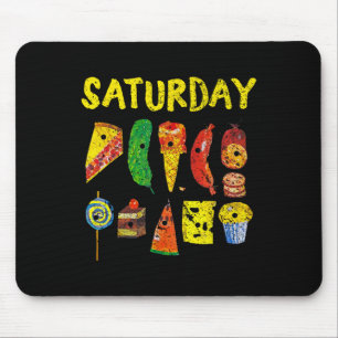 Mousepad Professor de Frutas Sábado S Faminto Engraçado