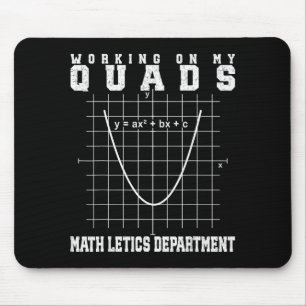 Mousepad professor de ginásio de matemática de álgebra trab
