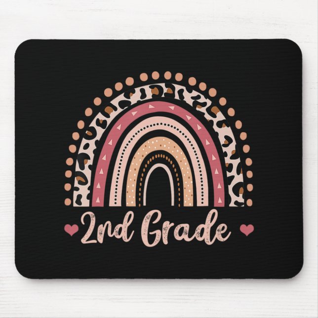 Mousepad Professor De Grau segundo Diversão Do Arco-Íris Vo (Frente)