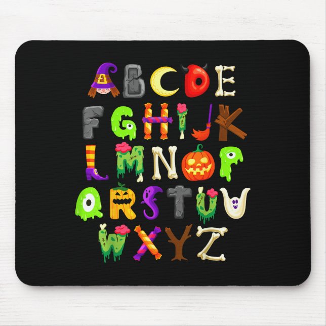 Mousepad Professor de Jardim de Infância Aprendendo Abcs Pi (Frente)
