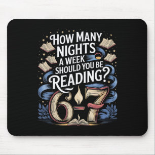 Mousepad Professor de Leitura 67 Meme Inglês Divertido Quan