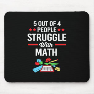 Mousepad Professor De Matemática 5 Em 4 Pessoas