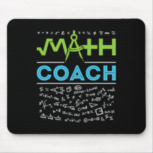 Mousepad Professor de Matemática Coach Agradecimento Volta