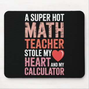 Mousepad Professor de Matemática Dia dos Namorados Equação