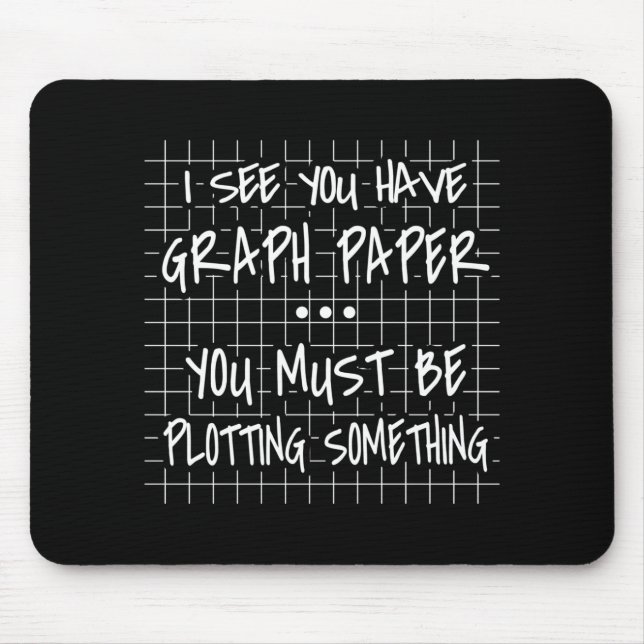 Mousepad Professor De Matemática, Engraçado De Volta À Esco (Frente)