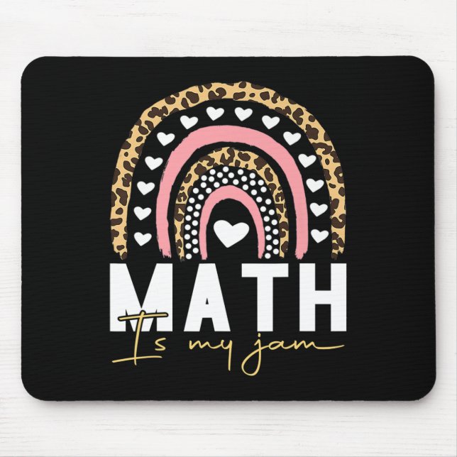 Mousepad Professor de Matemática - Matemática é minha paixã (Frente)