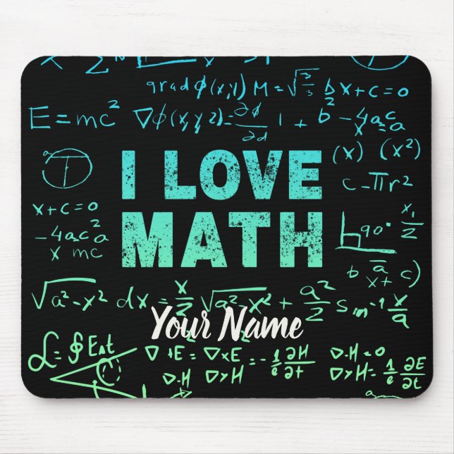 Mousepad Professor de Matemática ou Professor e Estudante d (Frente)