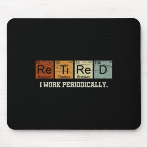 Mousepad Professor de Química Aposentado Presente de Aposen