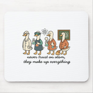 Mousepad Professor de Química de Ciência de Ganso Engraçado