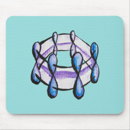 Mousepad Professor de Química Orgânica Benzene Molecule