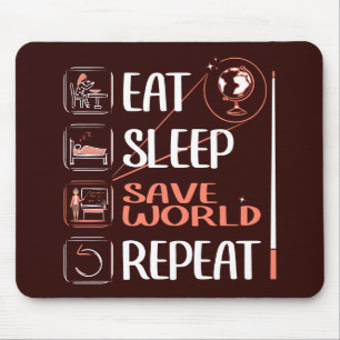 Mousepad Professor de SuperGeografia Salva Mundo Obrigado P
