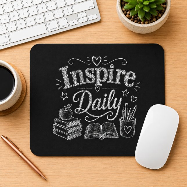 Mousepad Professor Diário Inspirador  (Criador carregado)