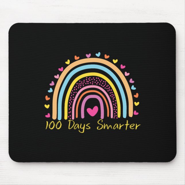 Mousepad Professor Do Dia 100 Dias Mais Inteligente Do Arco (Frente)