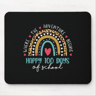 Mousepad Professor Do Dia 100 Dias Rainbow Leopard Boh