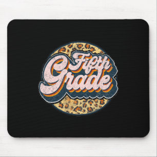 Mousepad Professor do Quinto Ano de Leopardo Fofo 5ª Série