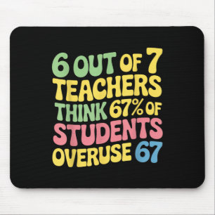 Mousepad Professor Engraçado Abuso 67 Professor