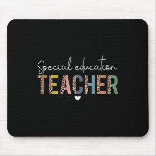 Mousepad Professor Especial De Educação Do Sped Leopard Boh