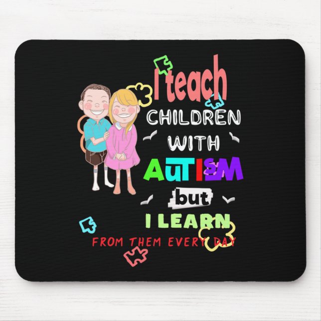 Mousepad Professor especial Ed SPED Ensina Awarenes Legal A (Frente)