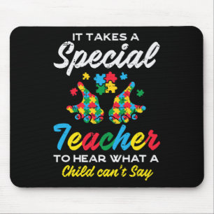 Mousepad Professor Especial Para Ouvir Crianças Dizer Autis