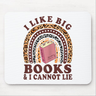 Mousepad Professor - Eu gosto de livros grandes e não posso