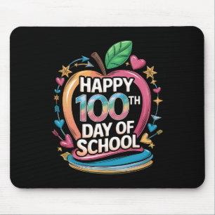 Mousepad Professor Feliz 100º Dia De Aula Matemática Quadro