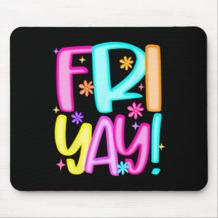 Mousepad Professor Feliz Sexta-feira Fim de Semana Sexta-fe