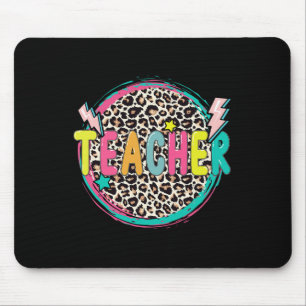 Mousepad Professor Leopardo Feliz Primeiro Dia De Aula Prof