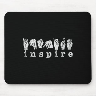 Mousepad Professor Língua de Sinais Americana Conscientizaç