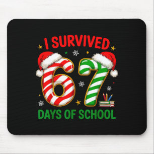 Mousepad Professor Natal Divertido Meme Eu Sobrevivi 67 Dia