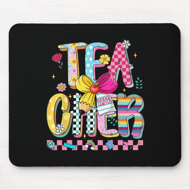 Mousepad Professor Preparado Primeiro Dia De Aula Jardim De (Frente)