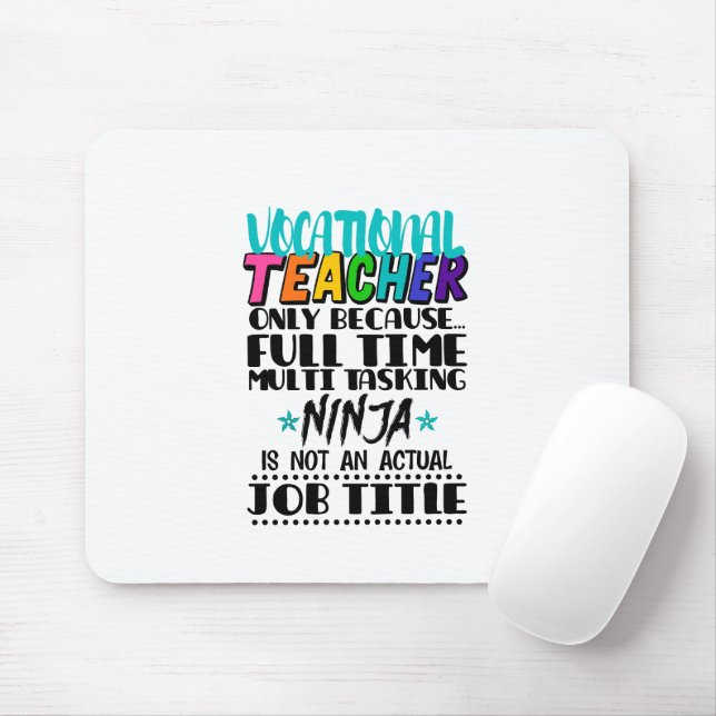 Mousepad Professor Profissional Apenas Porque O Tempo De Ch (Com mouse)