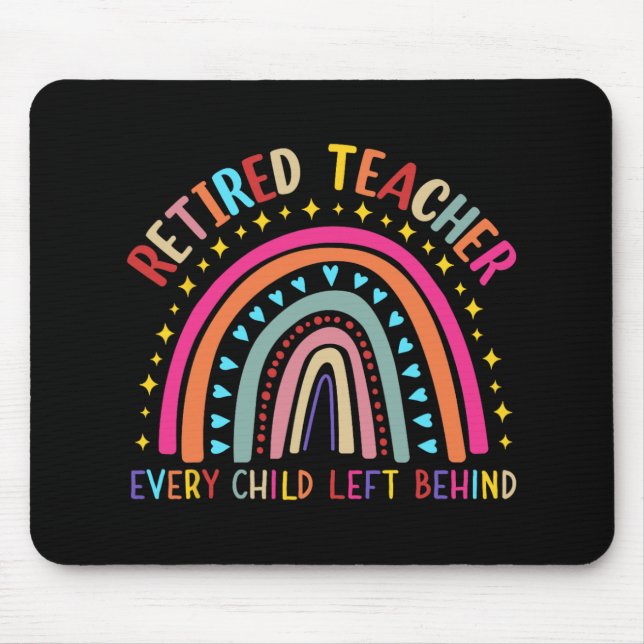 Mousepad Professor Todas As Crianças Deixadas Para Trás No  (Frente)