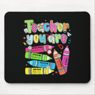 Mousepad Professor Você É Especial Adorável Lápis Forte Chr
