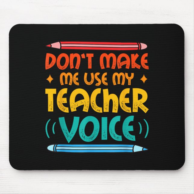 Mousepad Professor Voz Professorvida Professor Escola Primá (Frente)