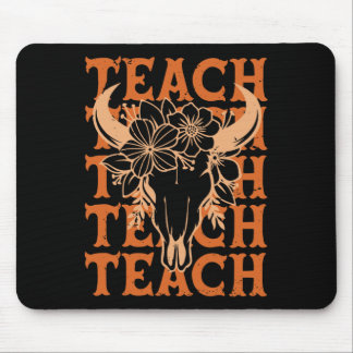 Mousepad Professor Western Boho Faroeste Crânio de Touro By