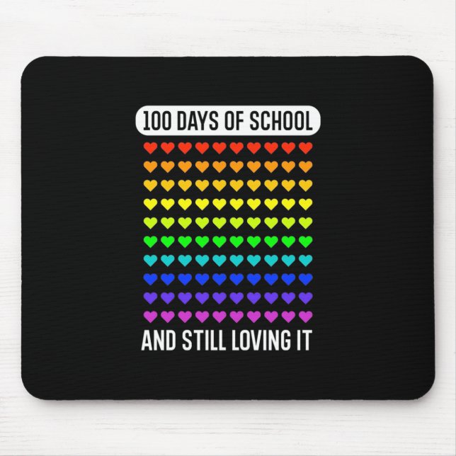 Mousepad Professora 100 Dias De Escola (Frente)