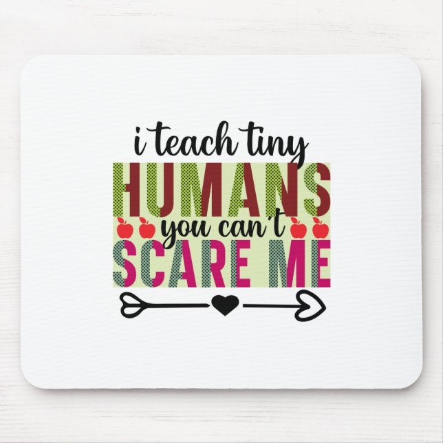 Mousepad Professora Art I Ensina Humanos Pequenos (Frente)