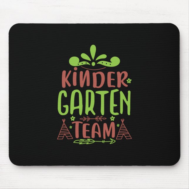 Mousepad Professora Art Kindergarten Team (Frente)