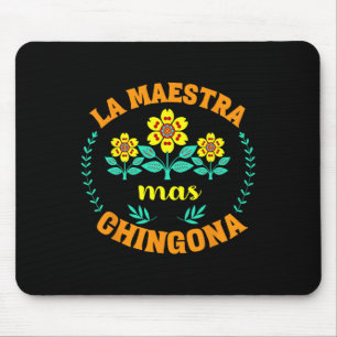 Mousepad Professora Bilíngue Volta às Aulas Professora de E