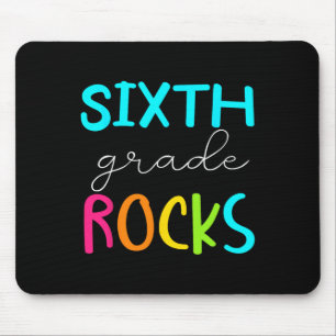 Mousepad Professora da Equipe de Rochas do Sexto Grau - 6