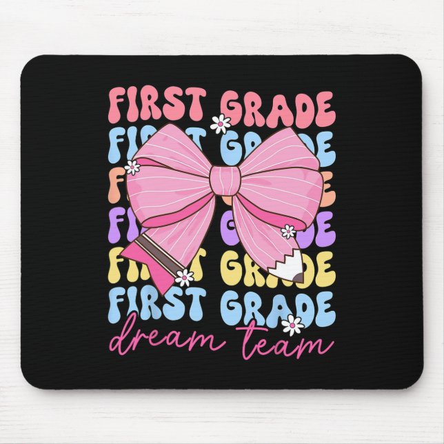 Mousepad Professora Da Equipe De Sonho De Primeira Série Ar (Frente)