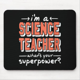 Mousepad Professora de Ciências Feminina Superwer Divertida