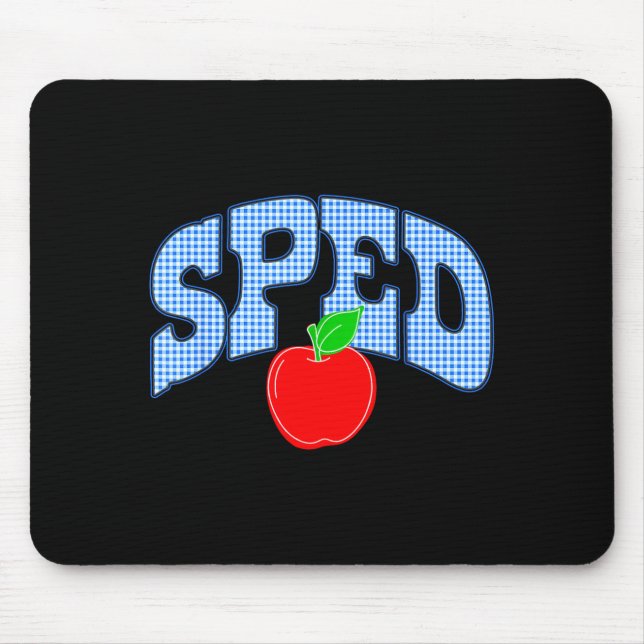 Mousepad professora de educação especial de volta à escola  (Frente)