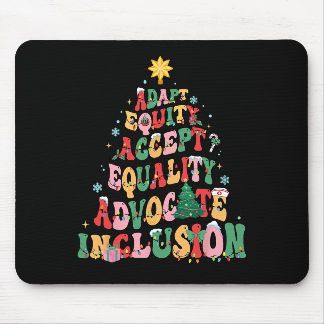 Mousepad Professora de Educação Especial do Xmas Engraçado  (Frente)