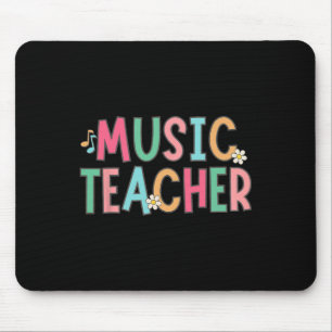 Mousepad Professora de Música Feminina Primeiro Dia de Aula