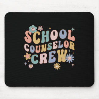 Mousepad Professora De Tripulação Da Escola Retro De Groovy