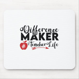 Mousepad Professora Diferença de Arte Geradora Vida de Pro