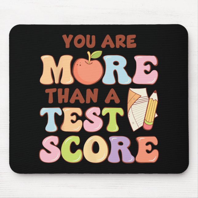 Mousepad Professora Do Dia Você É Mais Do Que Uma Pontuação (Frente)