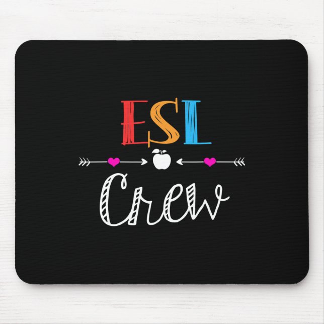 Mousepad Professora Do Esl Diversão De Presentes Escolares  (Frente)
