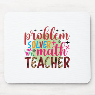 Mousepad Professora do Problema de Arte Solver Professor de